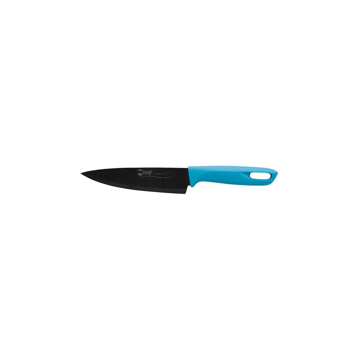 Ivo Titanium Evo Chefs Knife Aqua Handle 130mm - Kitchenly