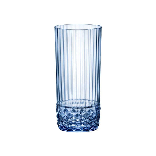 Bormioli Rocco America 20s Sapphire Blue Highball 490ml (Box of 12) - Kitchenly