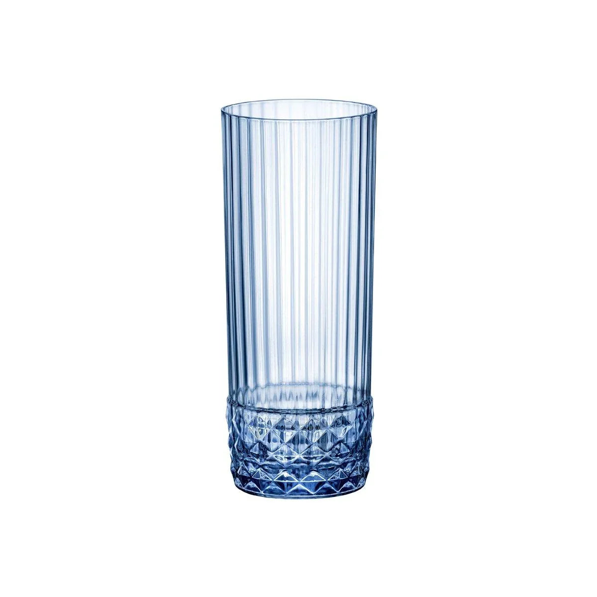 Bormioli Rocco America 20s Sapphire Blue Long Drink 400ml (Box of 24) - Kitchenly