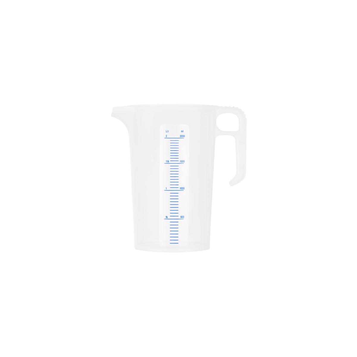 Chef Inox Measuring Jug with Blue Graduating 2000ml - Kitchenly