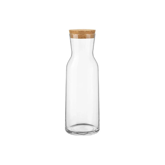 Bormioli Rocco Aquaria Carafe Cork Lid 1100ml - Kitchenly