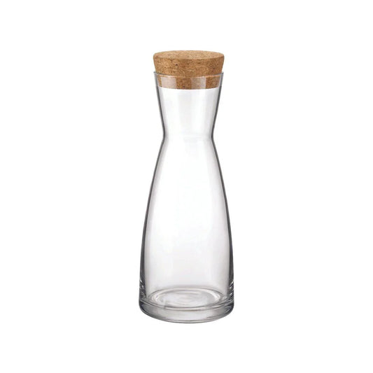 Bormioli Rocco Ypsilon Carafe 1075ml With Cork Lid - Kitchenly