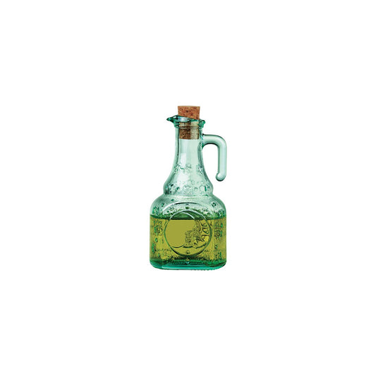 Bormioli Rocco Country Home Helios Oil Jug 248ml With Cork Stopper