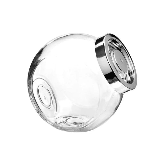 Bormioli Rocco Pandora Jar with Chrome Lid 2230ml - Kitchenly