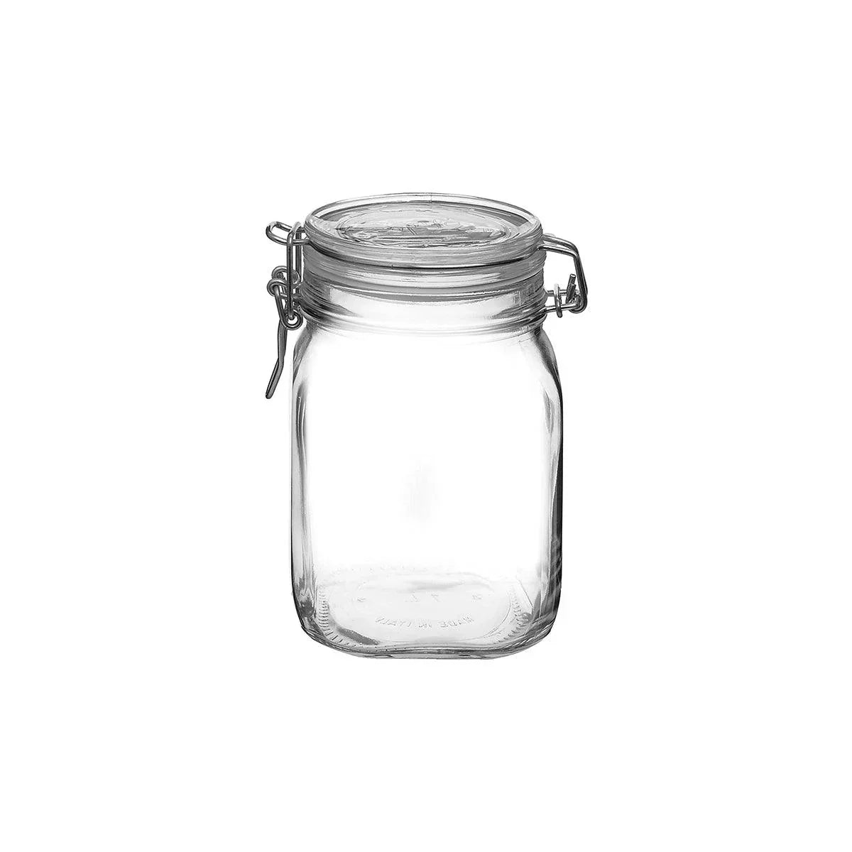 Bormioli Rocco Fido Jar Clear Lid 106x160mm / 1000ml - Kitchenly