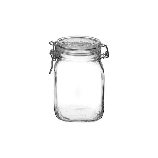 Bormioli Rocco Fido Jar Clear Lid 106x160mm / 1000ml - Kitchenly