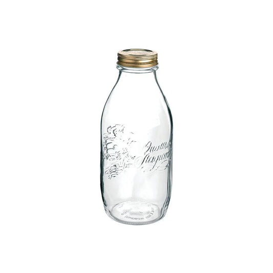 Bormioli Rocco Quattro Stagioni Bottle with Lid 1000ml - Kitchenly