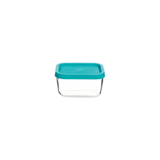 Bormioli Rocco Frigoverre Rectangular Container with Blue Lid 130x100x66mm / 500ml (Box of 924)