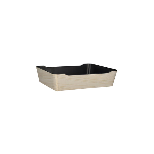 Zicco Bento Box White Wash / Black Tray Box