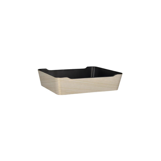 Zicco Bento Box White Wash / Black Tray Box - Kitchenly
