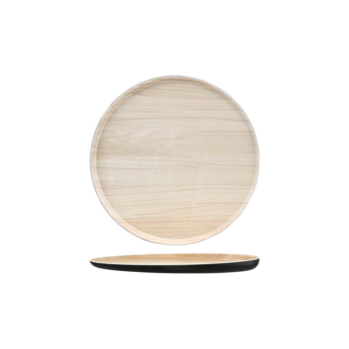 Zicco Melamine Echo Round Platter 300x26mm - Kitchenly