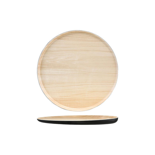 Zicco Melamine Echo Round Platter 329x26mm - Kitchenly