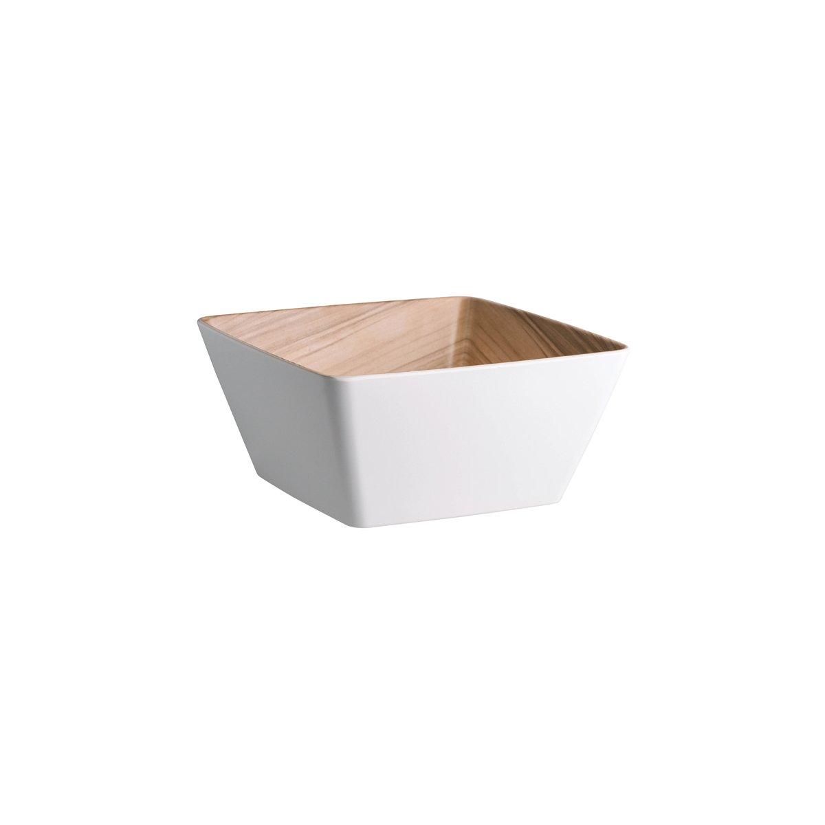 Zicco Melamine Echo Square Bowl 250x250x75mm - Kitchenly