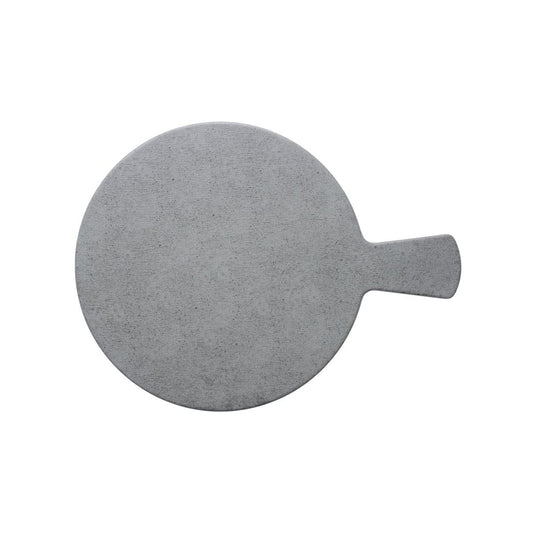 Chef Inox Slate Light Grey Round Platter with Handle 280mm