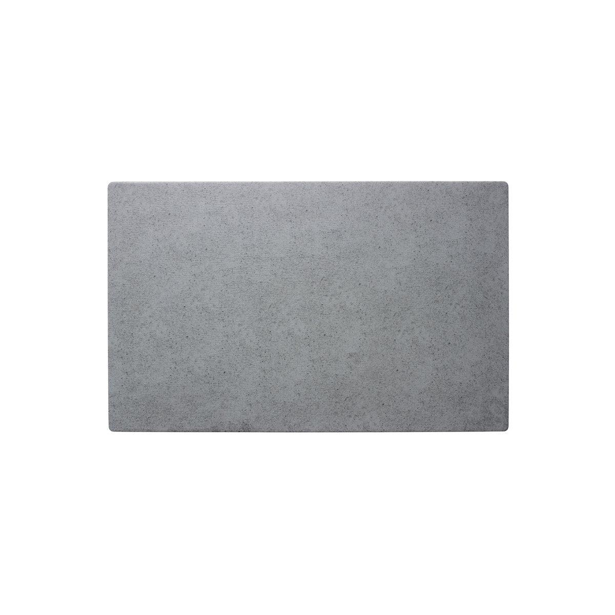 Chef Inox Slate Light Grey Rectangle Platter 410x255mm - Kitchenly