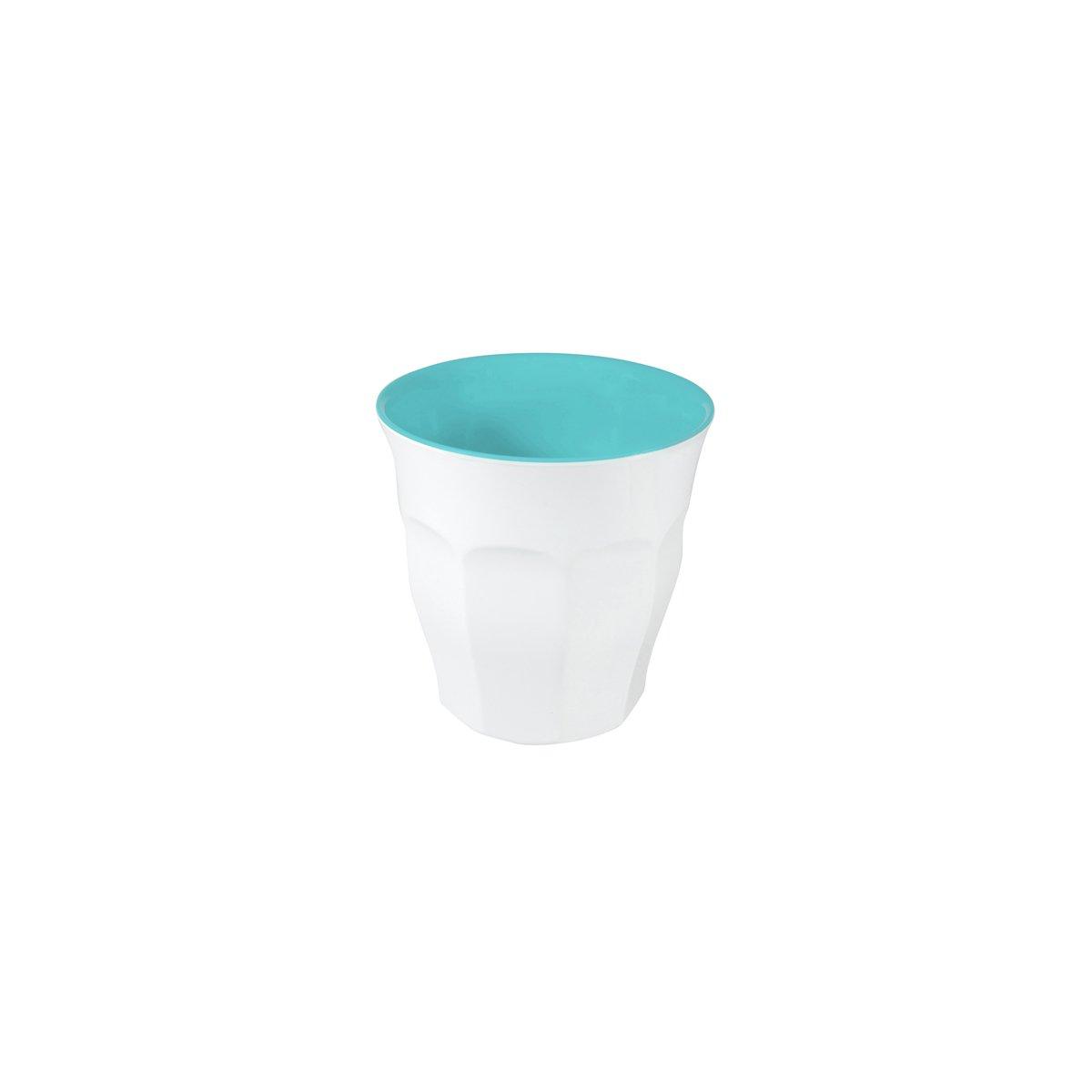 JAB Melamine Sorbet Coloured Interior / White Exterior Tumbler 300ml (Box of 6) - Kitchenly