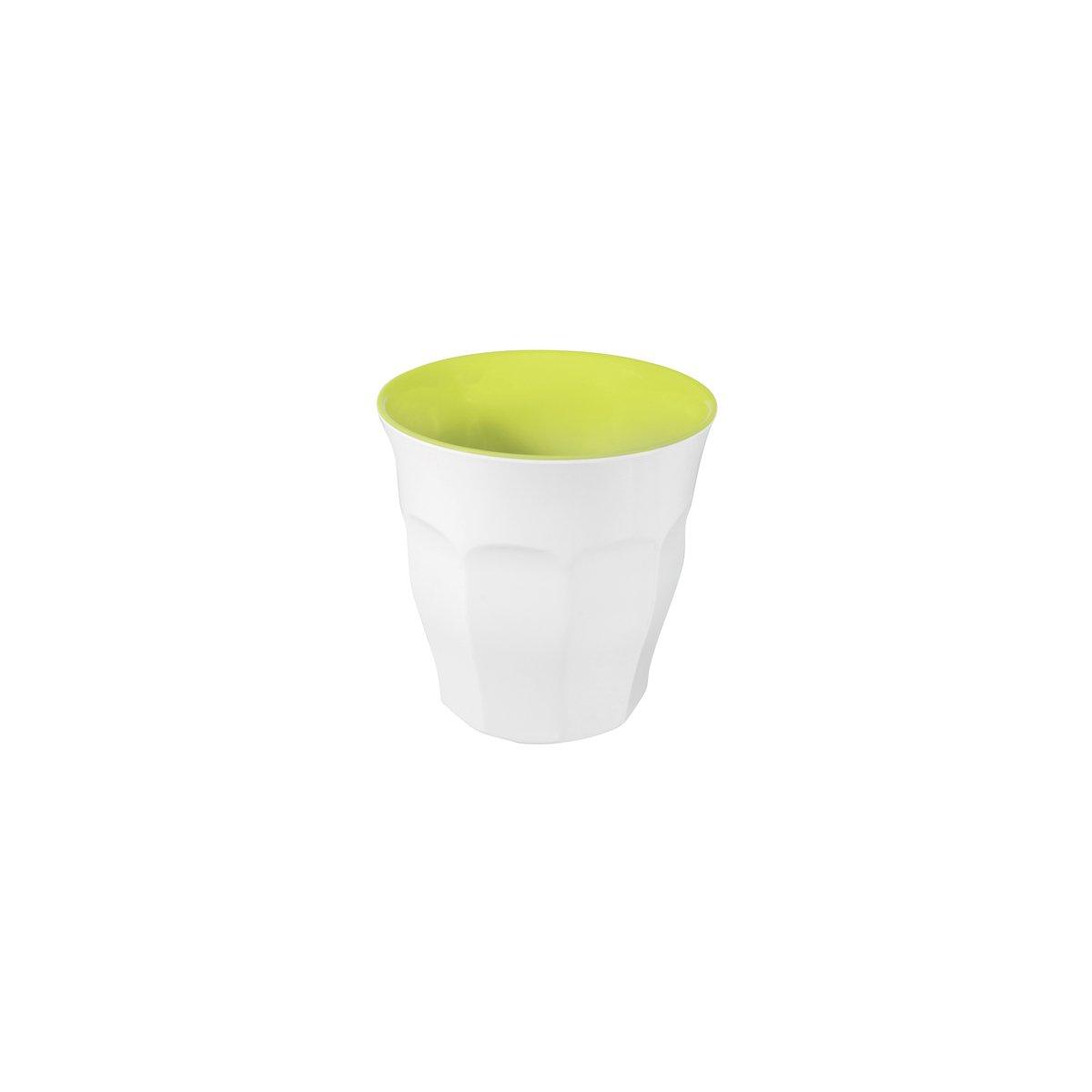 JAB Melamine Sorbet Coloured Interior / White Exterior Tumbler 300ml (Box of 6) - Kitchenly