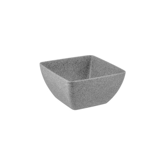 JAB Melamine Concrete Square Serving Bowl 190x190x101mm / 2400ml - Kitchenly