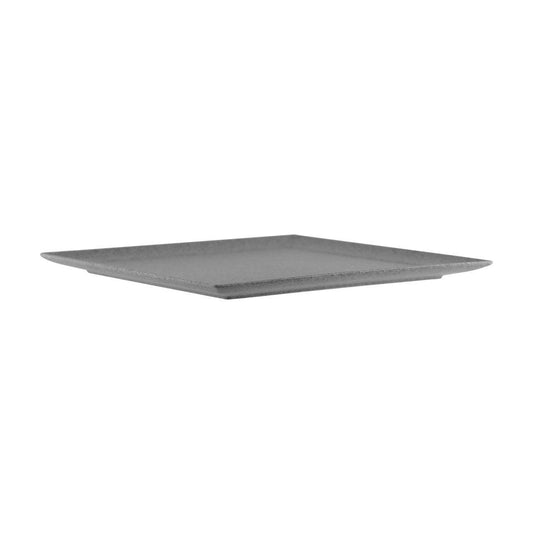 JAB Melamine Concrete Square Flat Platter 380x380x24mm - Kitchenly