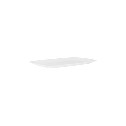 Superware White Rectangular Coupe Tray 350x200x21mm - Kitchenly