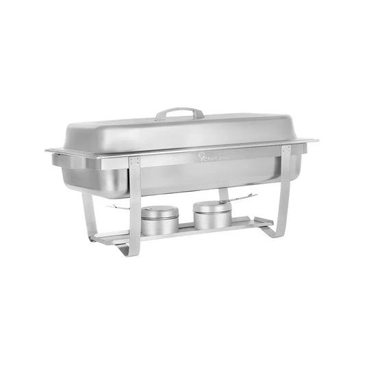 Chef Inox Deluxe Stackable Economy Rectangular 1/1 Size Chafer - Kitchenly