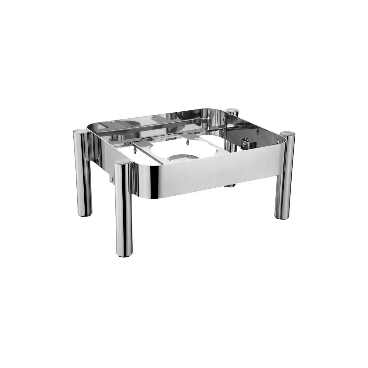 Chef Inox Chafer Stand Rectangular Stainless Steel 1/2 Size to Suit 54902 - Kitchenly