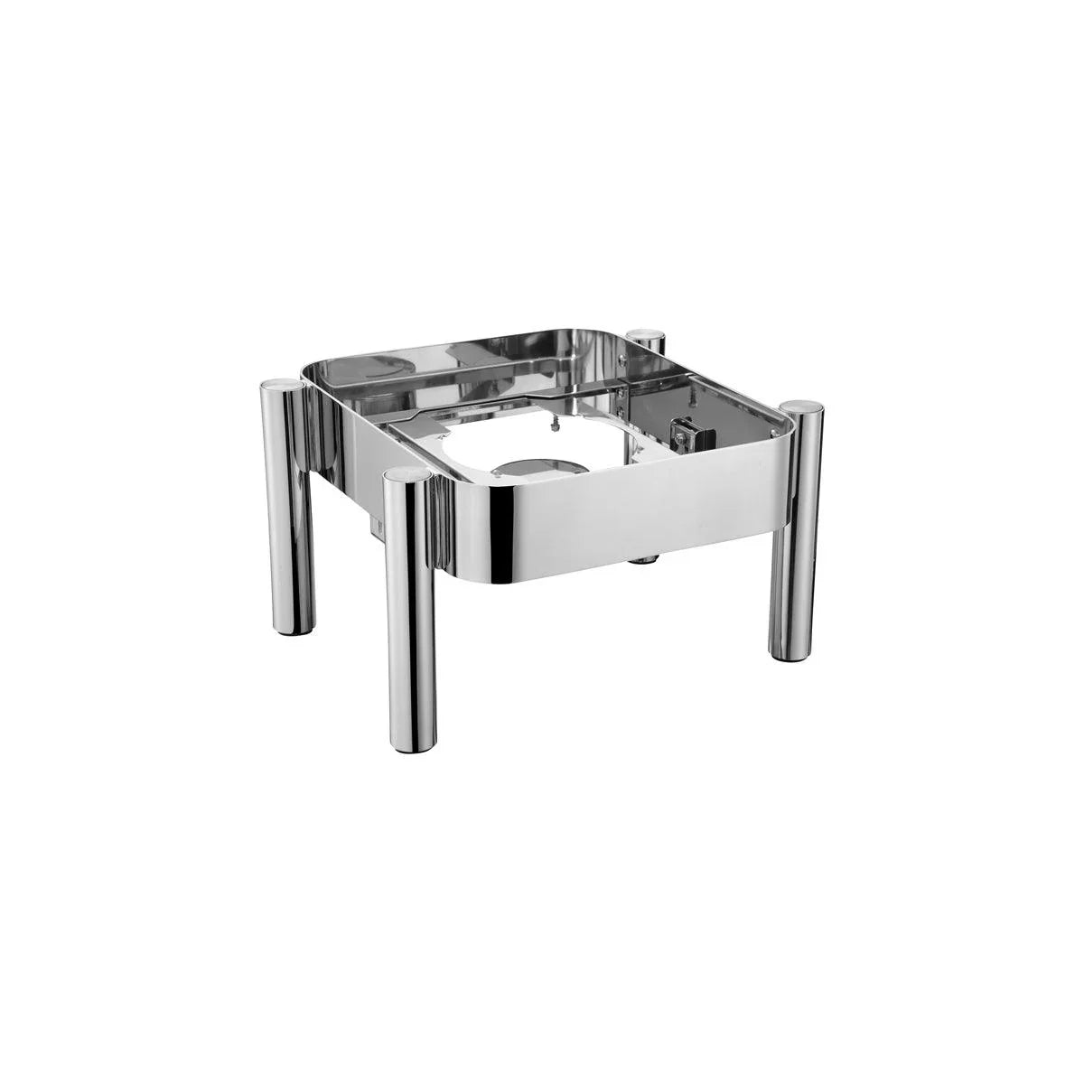 Chef Inox Chafer Stand Rectangular Stainless Steel 2/3 Size to Suit 54903 - Kitchenly