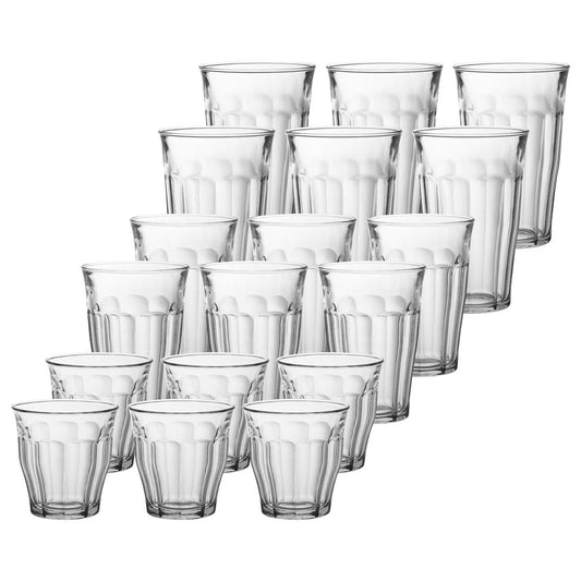 Duralex Picardie Tumbler Clear Set (18/Pack) - Kitchenly
