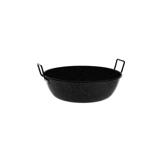 Garcima Paella Pan Enamelled Deep 320x95mm - Kitchenly