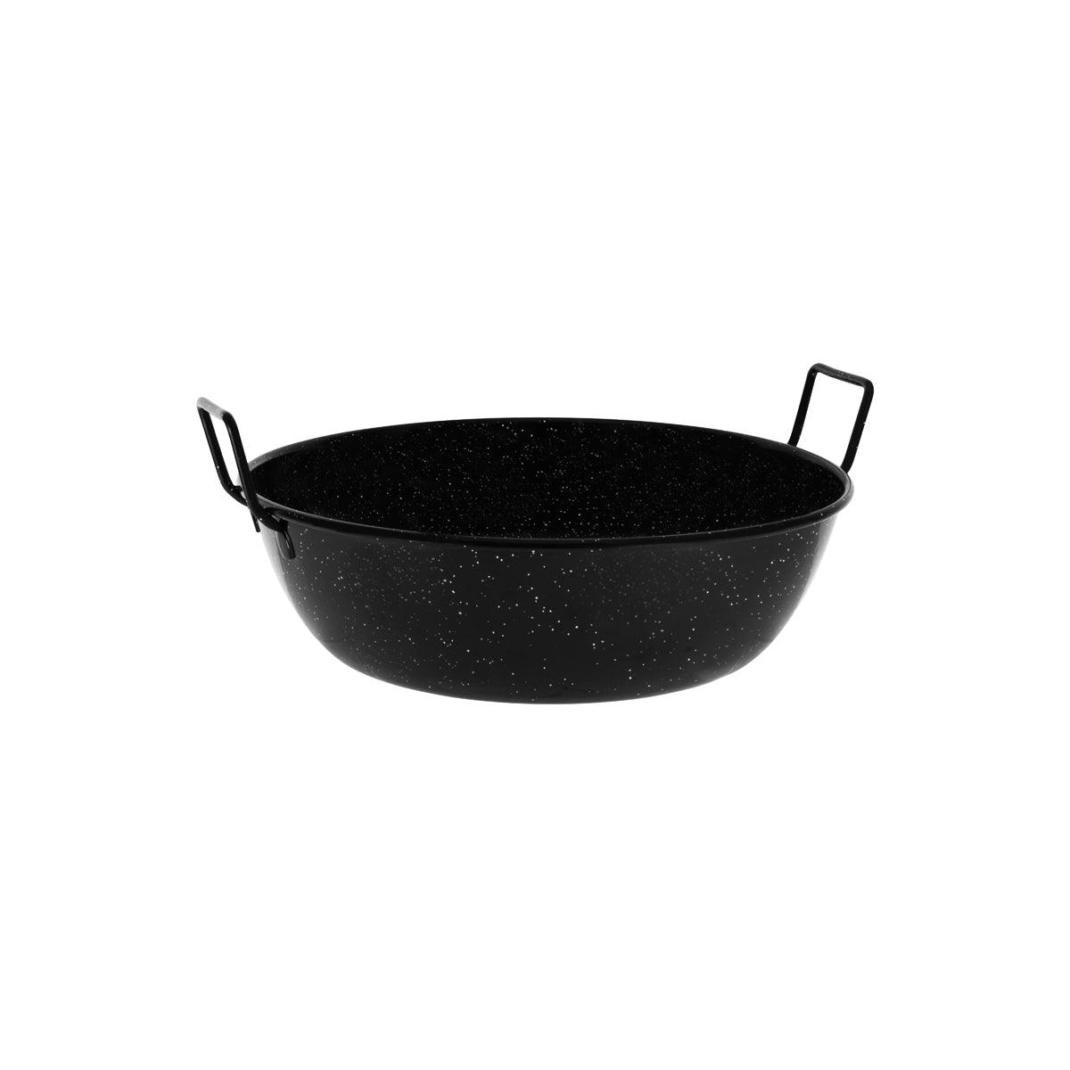 Garcima Paella Pan Enamelled Deep 360x110mm - Kitchenly