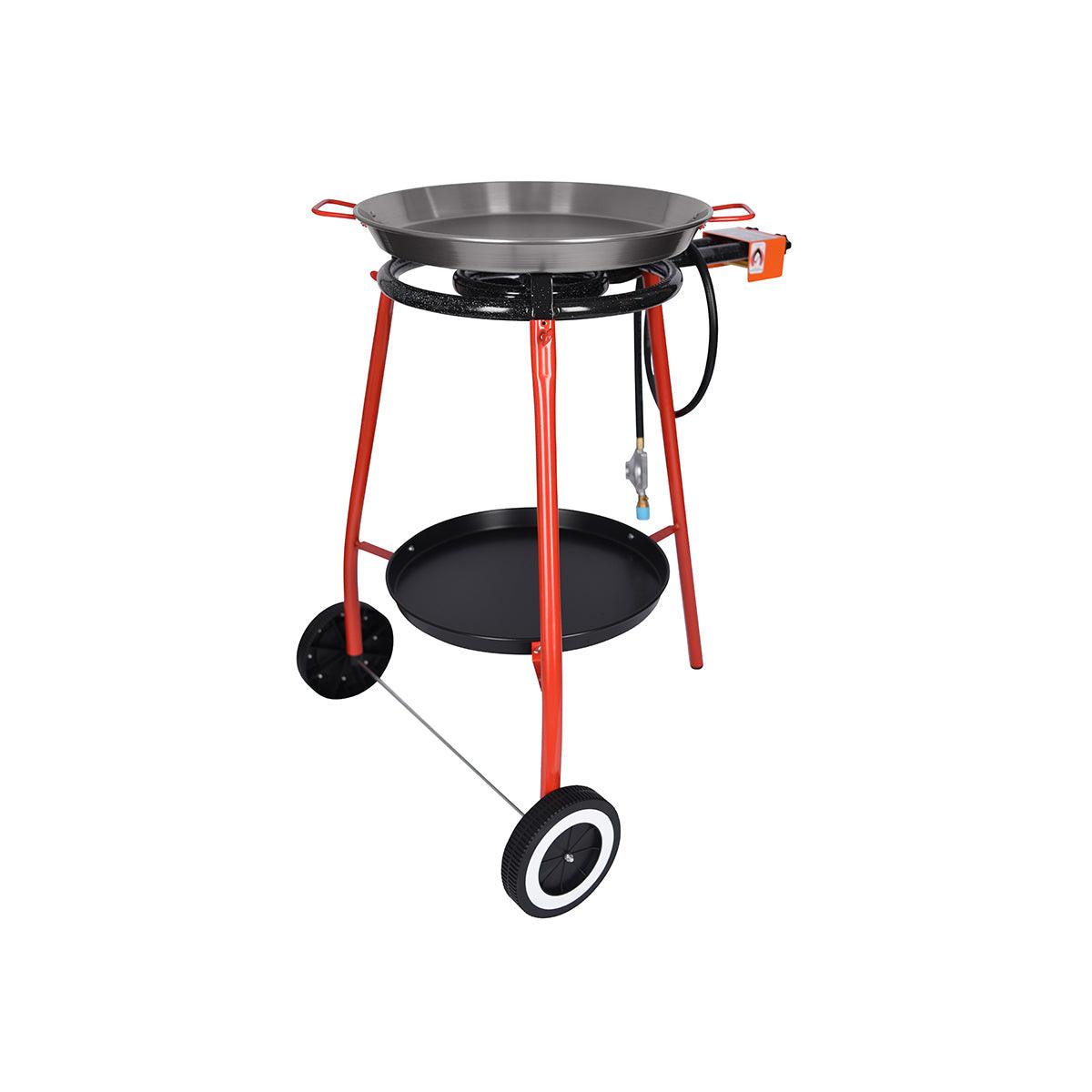 Garcima Andreu Paella Set Stand Pan Gas Burner with Tray 450x750mm - Kitchenly