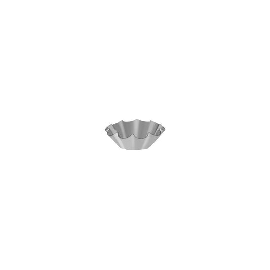 Guery Brioche Mould 10 Ribs Fixed Base 75x28mm - Kitchenly