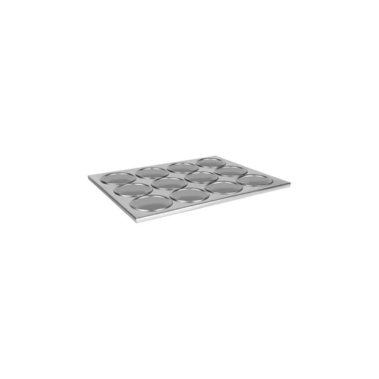 Chef Inox Premier Muffin Pan Aluminium 12 Cup 360x270mm - Kitchenly