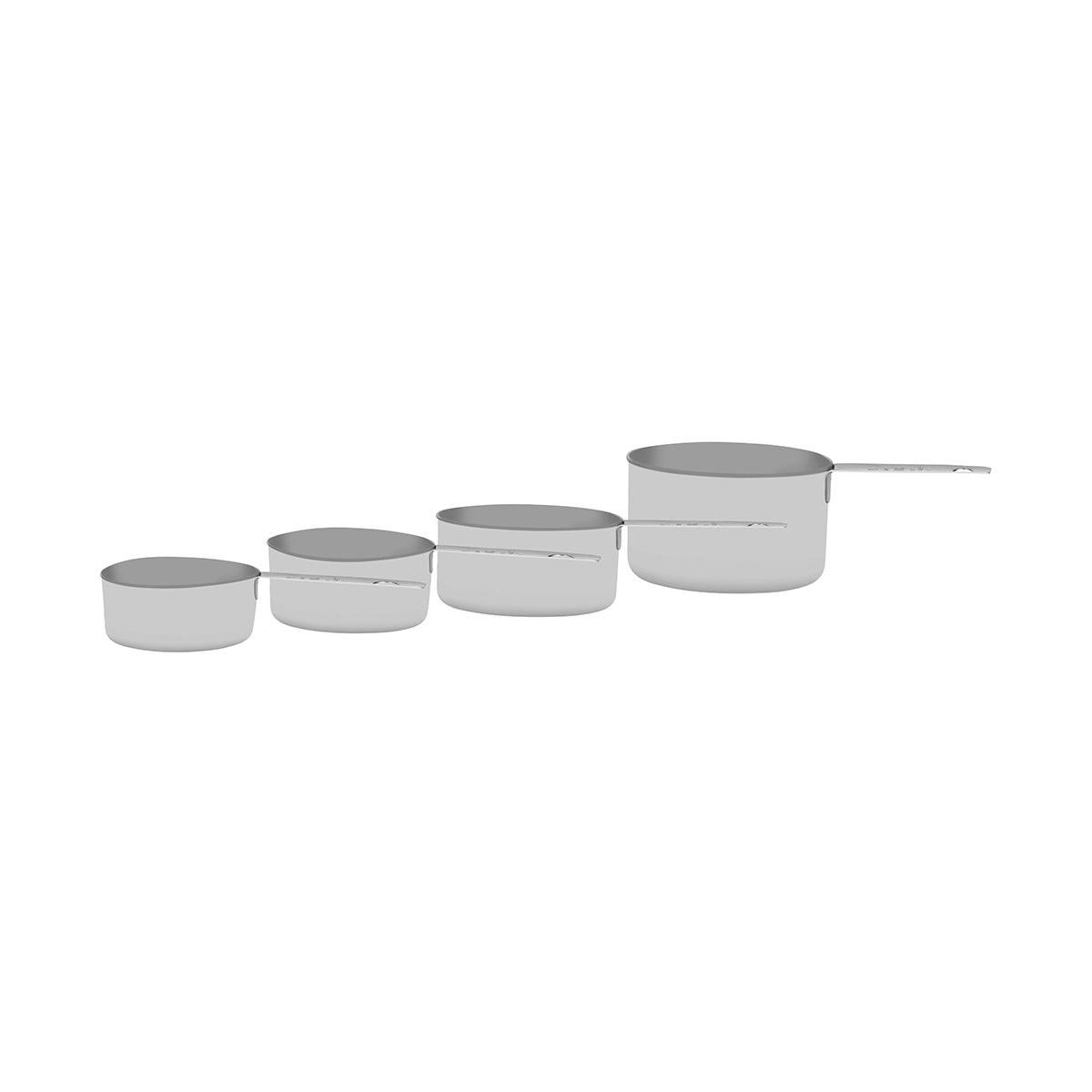 Chef Inox Measuring Cup Set Solid Handle 4pc - Kitchenly