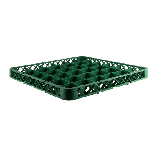 Chef Inox Glass Rack Extender 36 Compartment Green 500x500x45mm