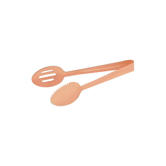 Tablekraft Solid / Slotted Spoon Tong Copper 240mm - Kitchenly