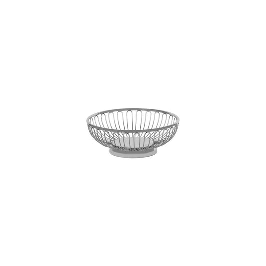 Chef Inox Round Wire Basket Solid Base Stainless Steel 172x60mm - Kitchenly