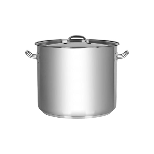 Chef Inox Elite Stockpot with Lid 320x270mm / 21.50Lt - Kitchenly