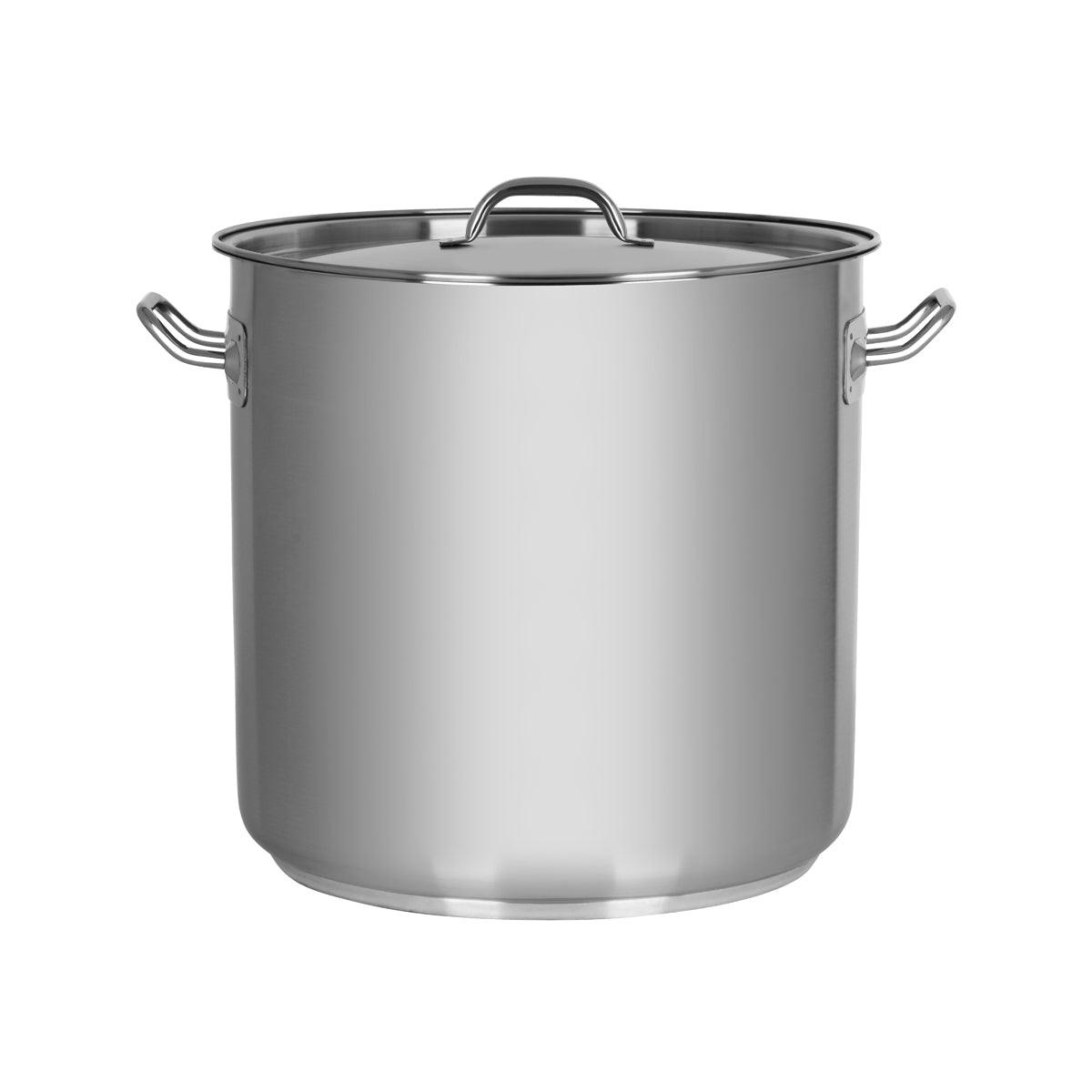 Chef Inox Elite Stockpot with Lid 360x360mm / 36.50Lt - Kitchenly