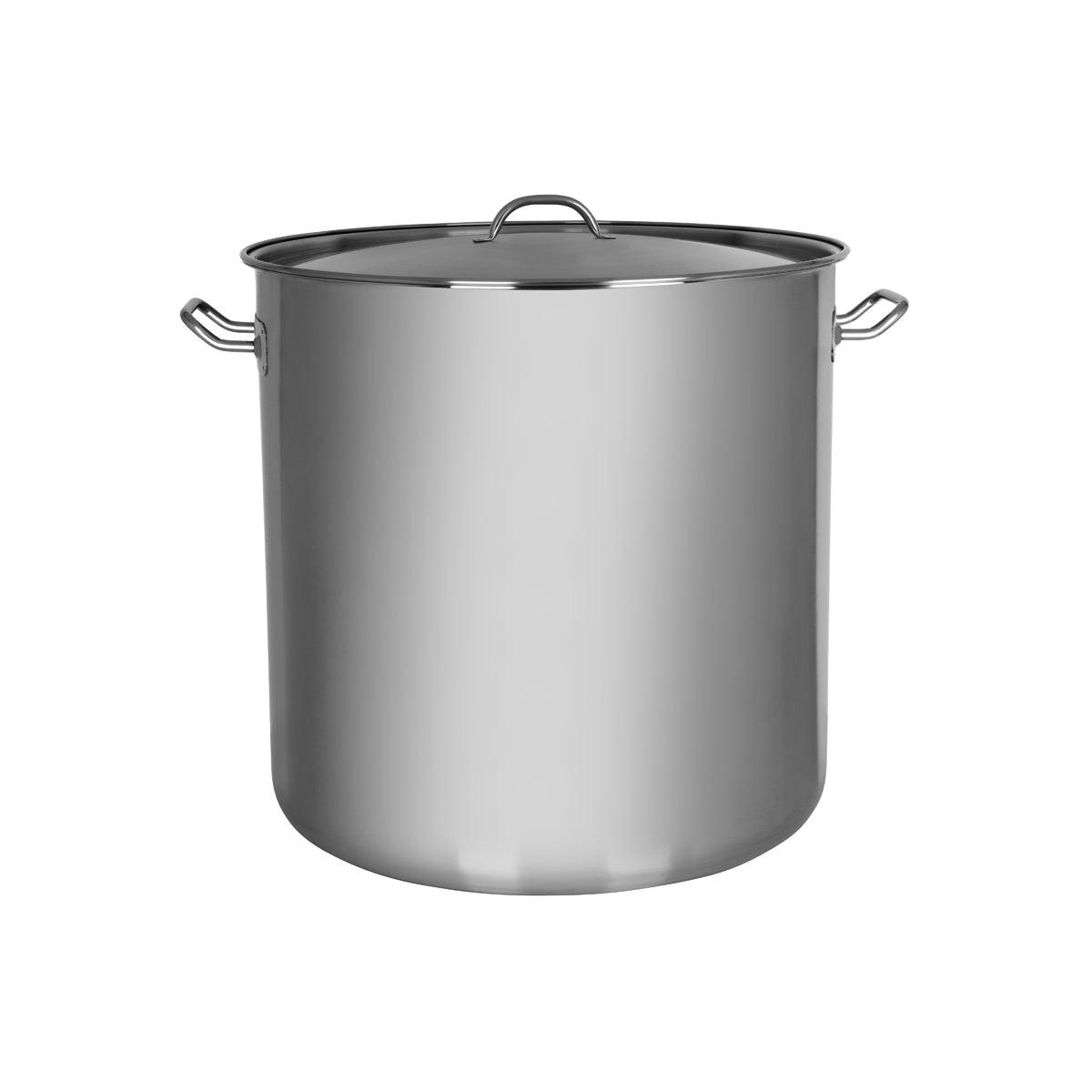 Chef Inox Elite Stockpot with Lid 450x450mm / 70Lt - Kitchenly