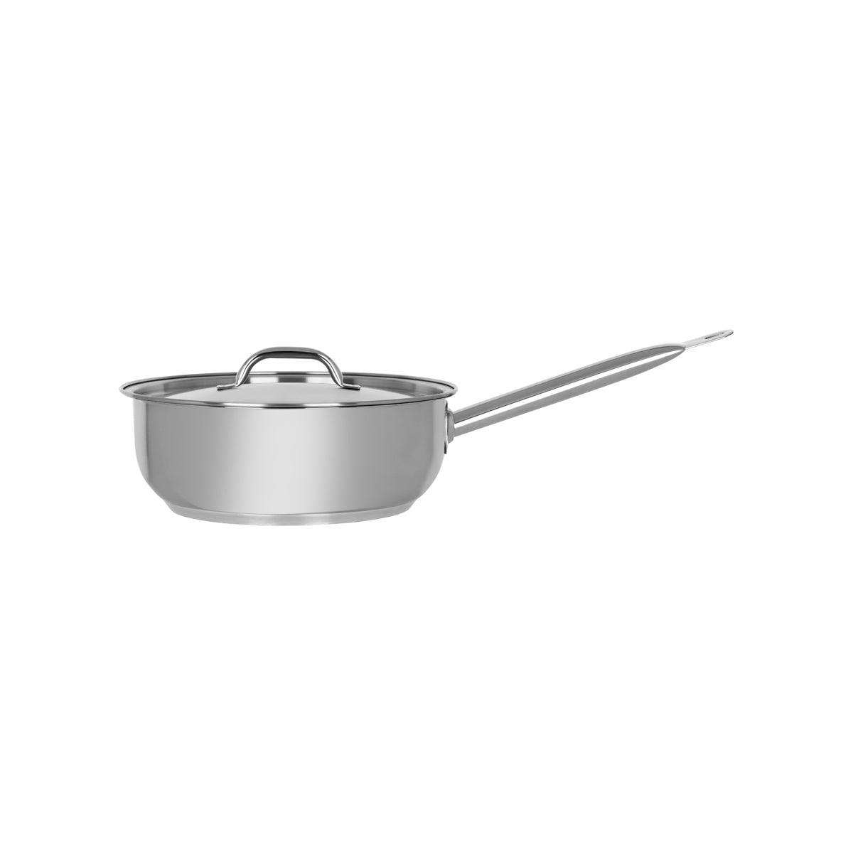 Chef Inox Elite Saute Pan with Lid 240x85mm / 3.5Lt - Kitchenly