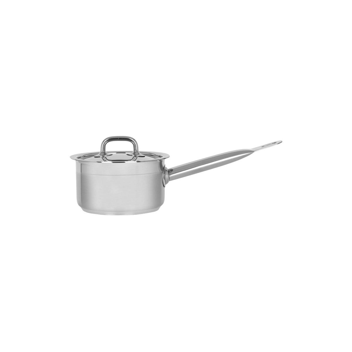 Chef Inox Professional Saucepan with Lid 140x80mm / 1.2Lt - Kitchenly