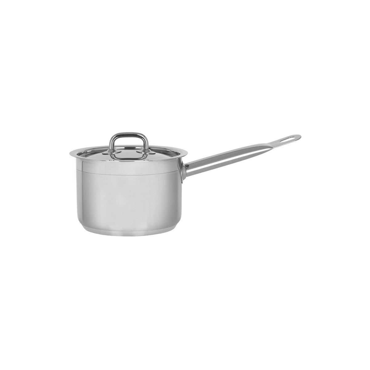 Chef Inox Professional Saucepan with Lid 160x110mm / 2.2Lt - Kitchenly