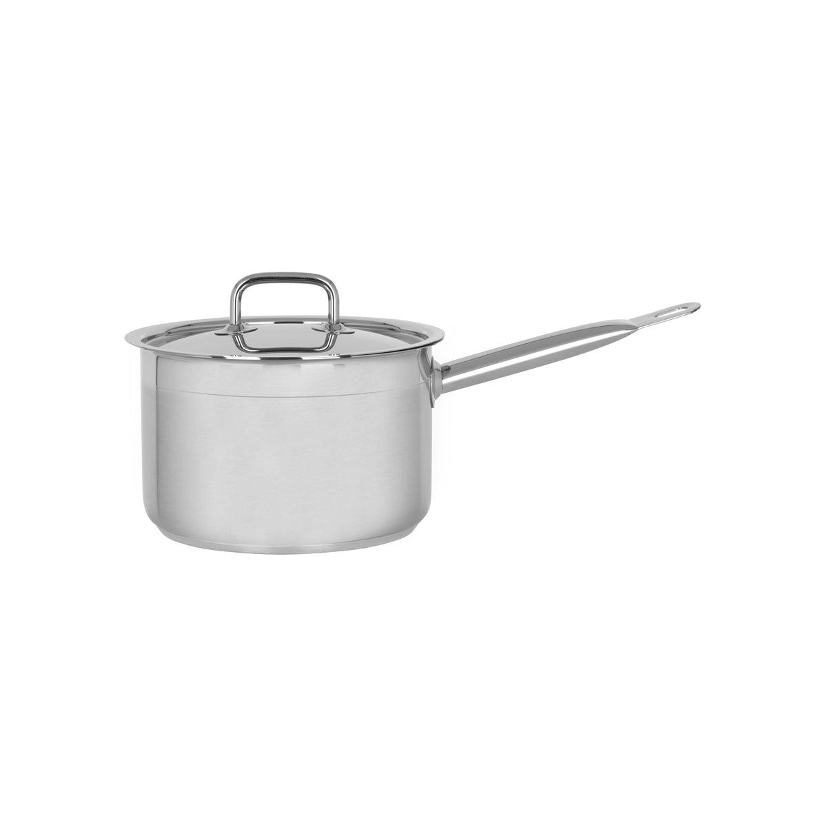 Chef Inox Professional Saucepan with Lid 200x130mm / 4.0Lt - Kitchenly