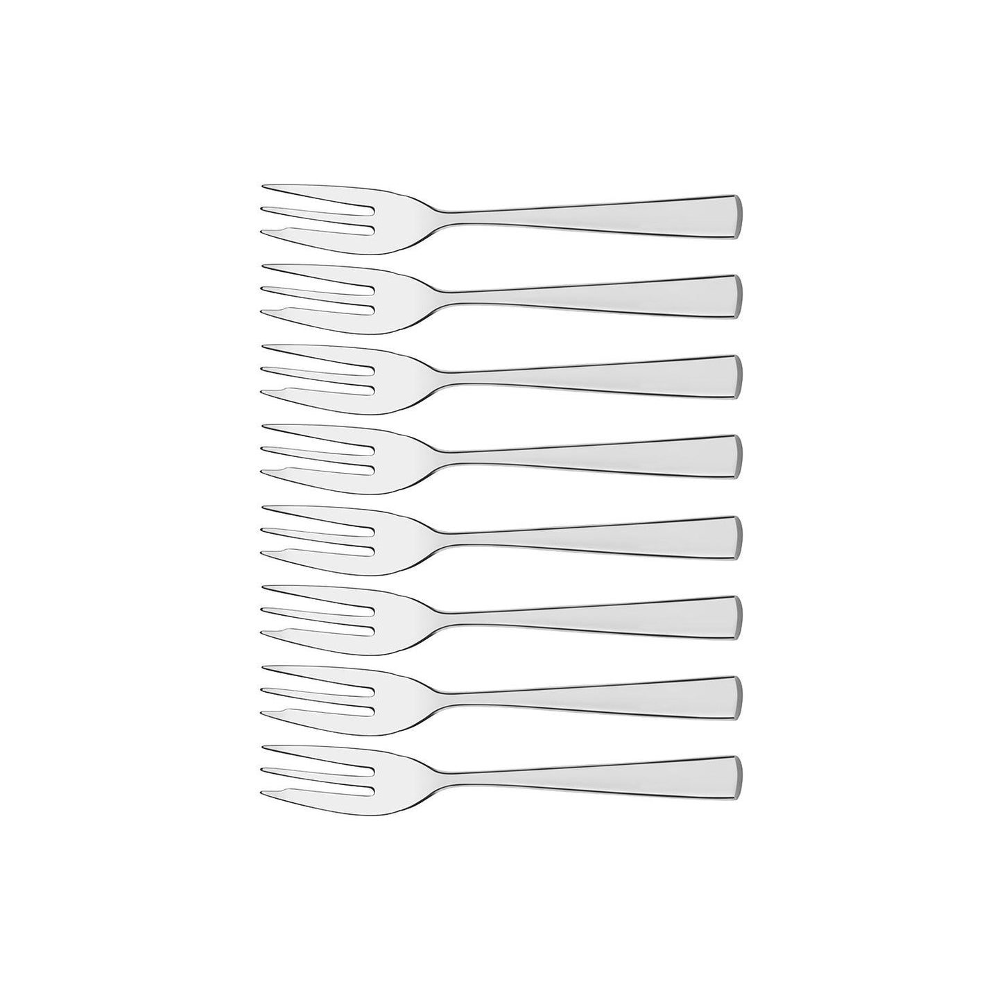 Tablekraft Strand Cake Fork Set 8pc - Kitchenly