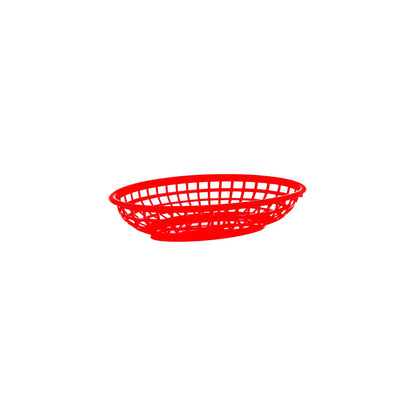 Chef Inox Coney Island Oval Serving Basket Plastic 235x150x47mm