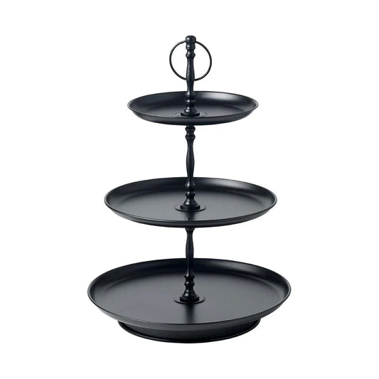 Chef Inox Coney Island Tea Stand 3-Tier Galvanised 180/250/310x470mm - Kitchenly