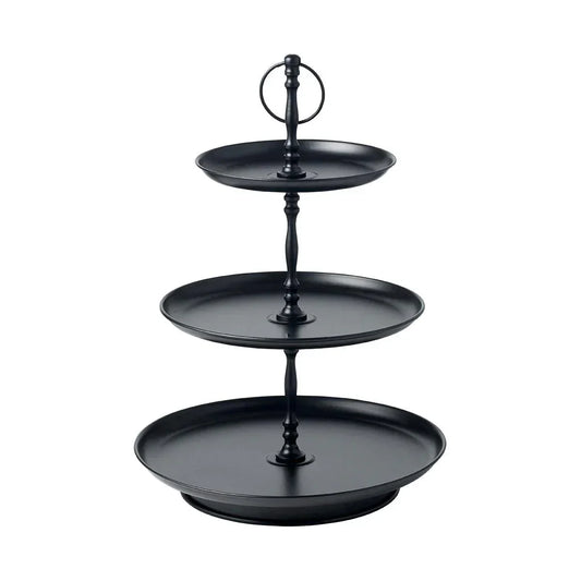 Chef Inox Coney Island Tea Stand 3-Tier Galvanised 180/250/310x470mm - Kitchenly
