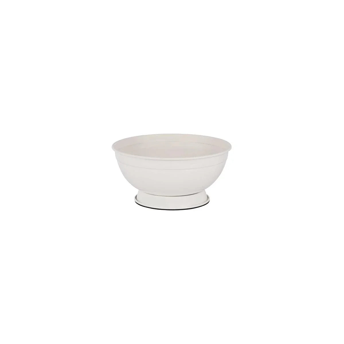 Chef Inox Coney Island Creme Round Footed Serving Bowl 250x120mm (Box of 4) - Kitchenly
