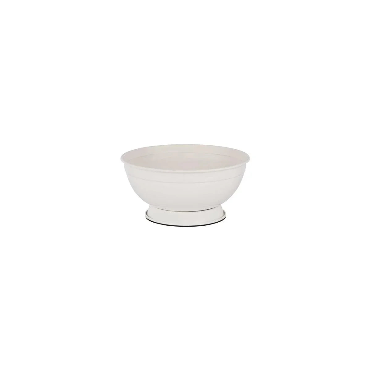 Chef Inox Coney Island Creme Round Footed Serving Bowl 250x120mm (Box of 4) - Kitchenly